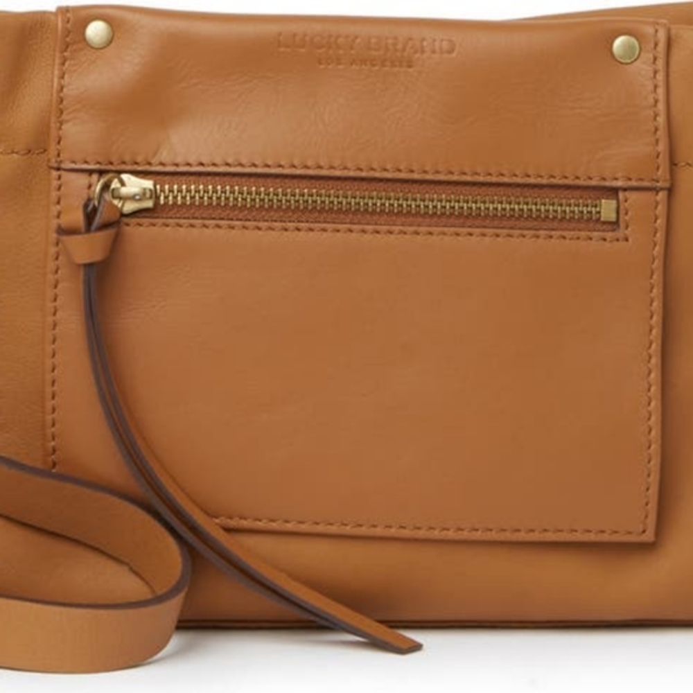 Lucky Brand Soue Leather **Dusty Sand Color** NWT